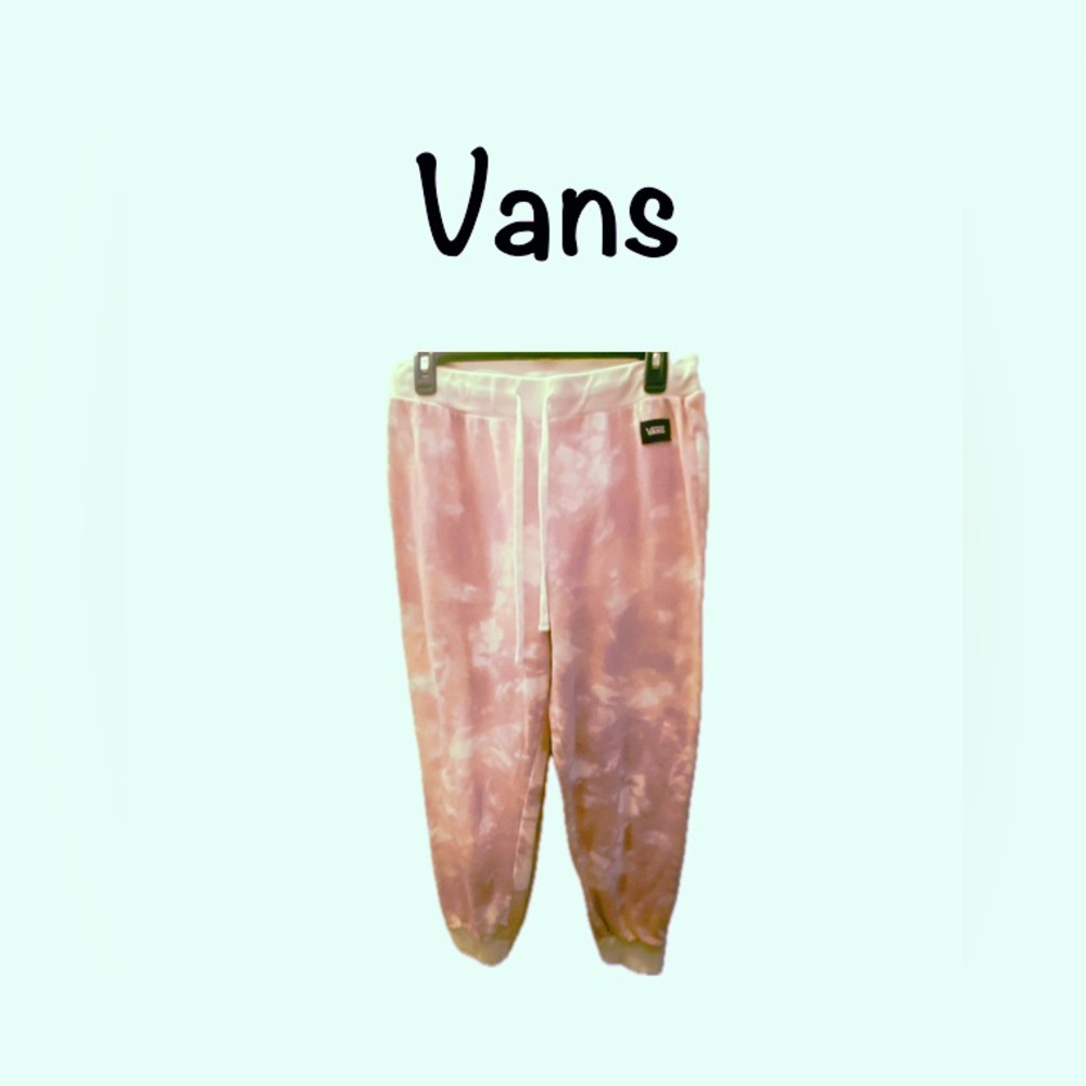 Vans tie dyed joggers. Soft. size M